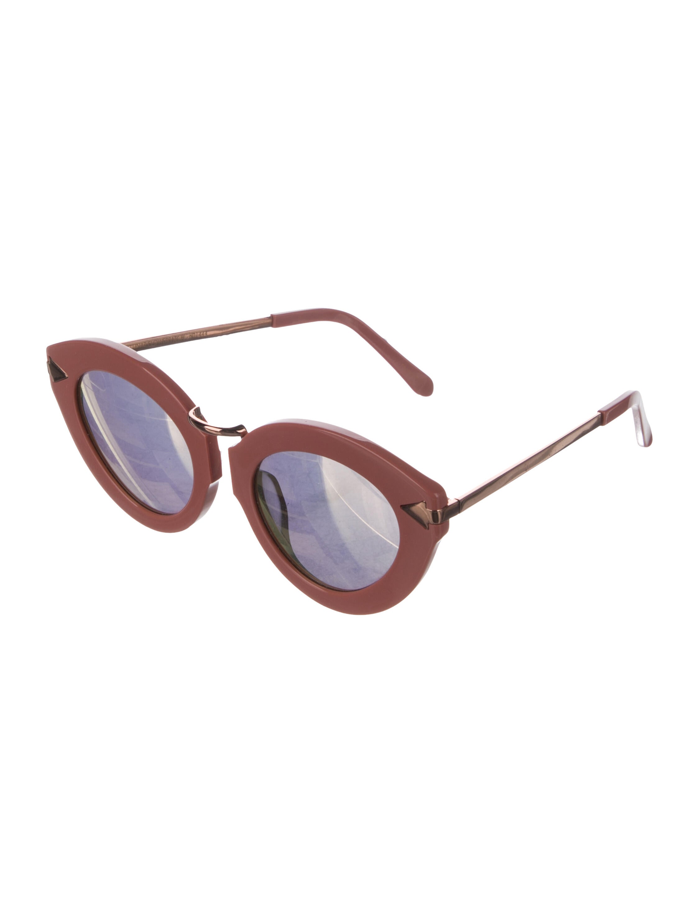 Karen Walker Intergalactic Oversize Sunglasses Pink Sunglasses