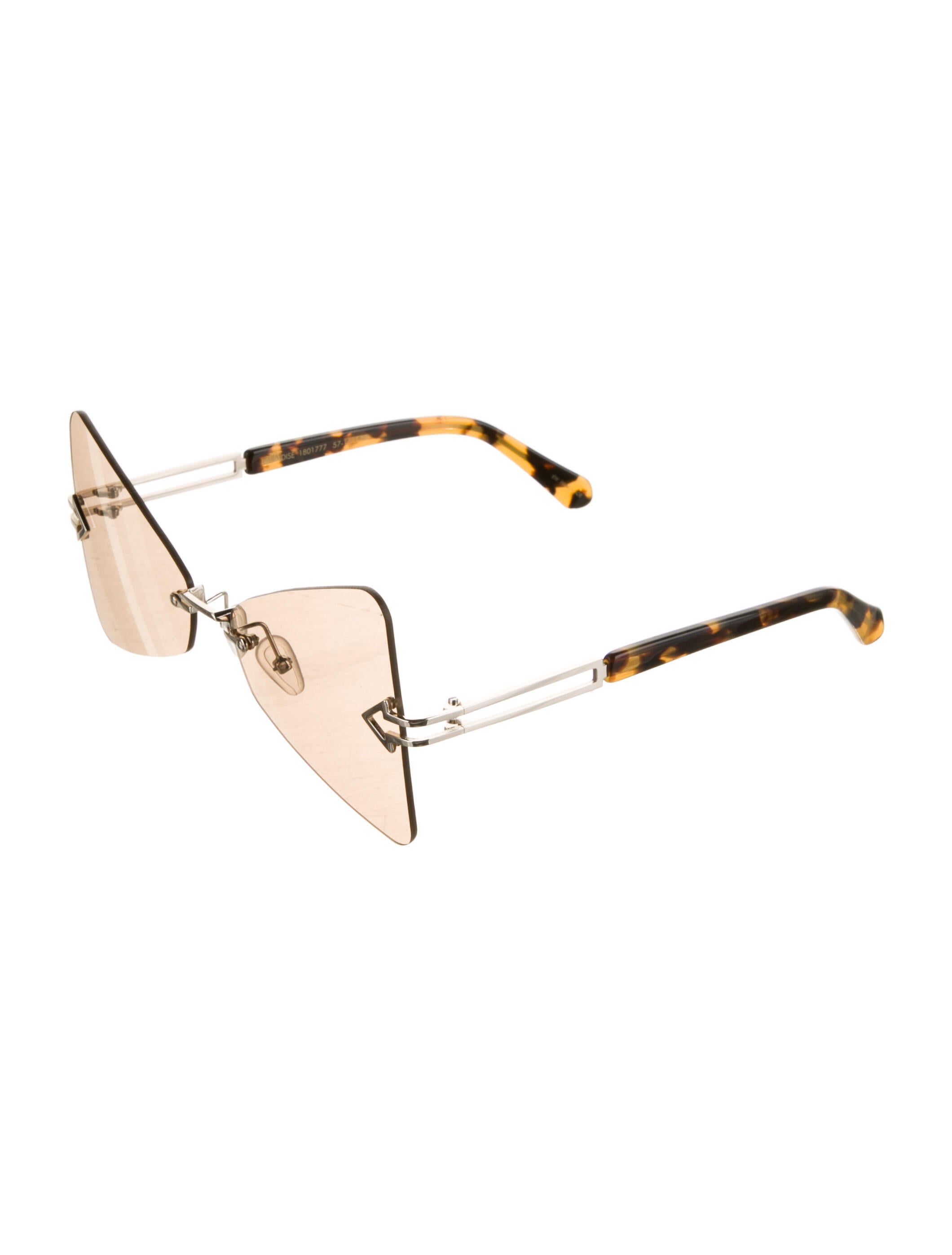 Karen Walker One Astronaut Sunglasses w/ Tags Brown Sunglasses