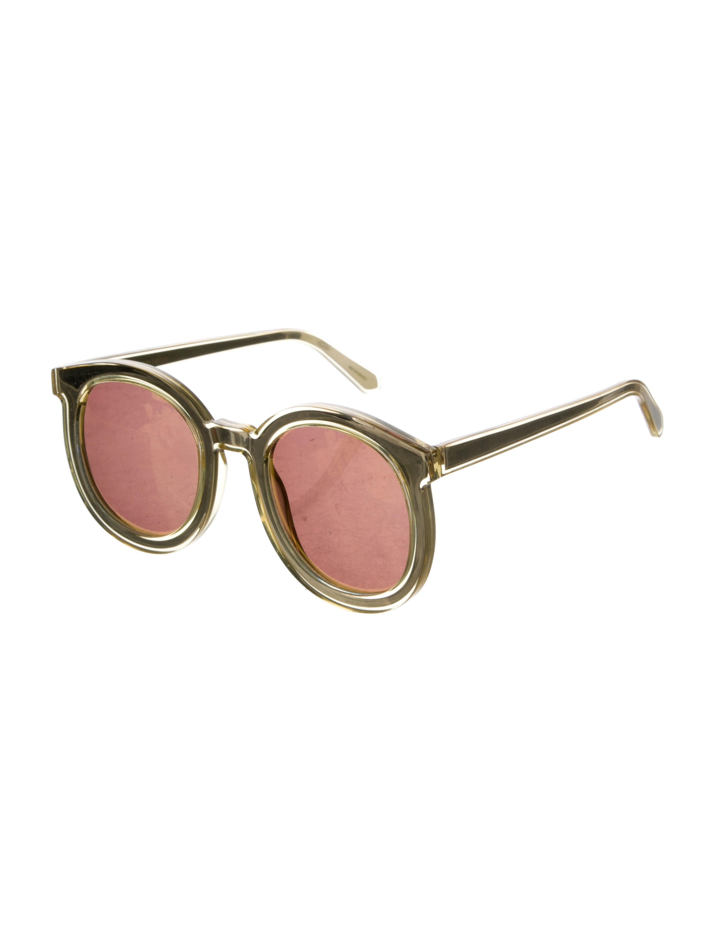 Karen Walker CatEye Sunglasses Gold Sunglasses, Accessories KAR20394 The RealReal