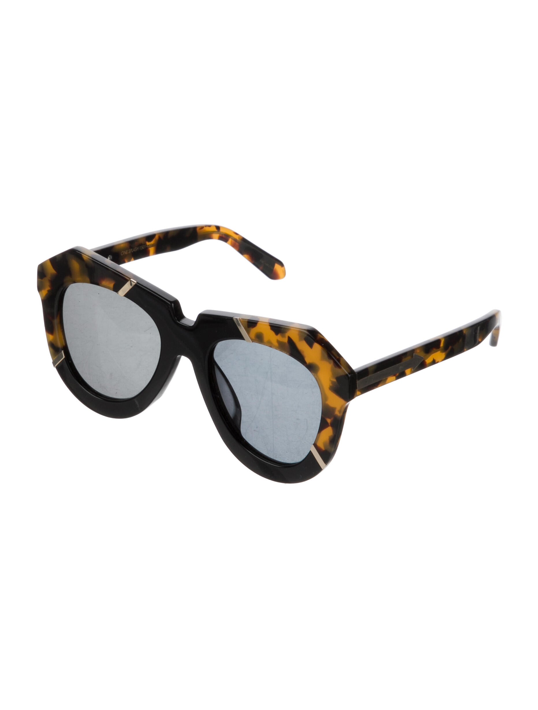 Karen Walker Northern Lights CatEye Sunglasses Black Sunglasses, Accessories KAR20381 The