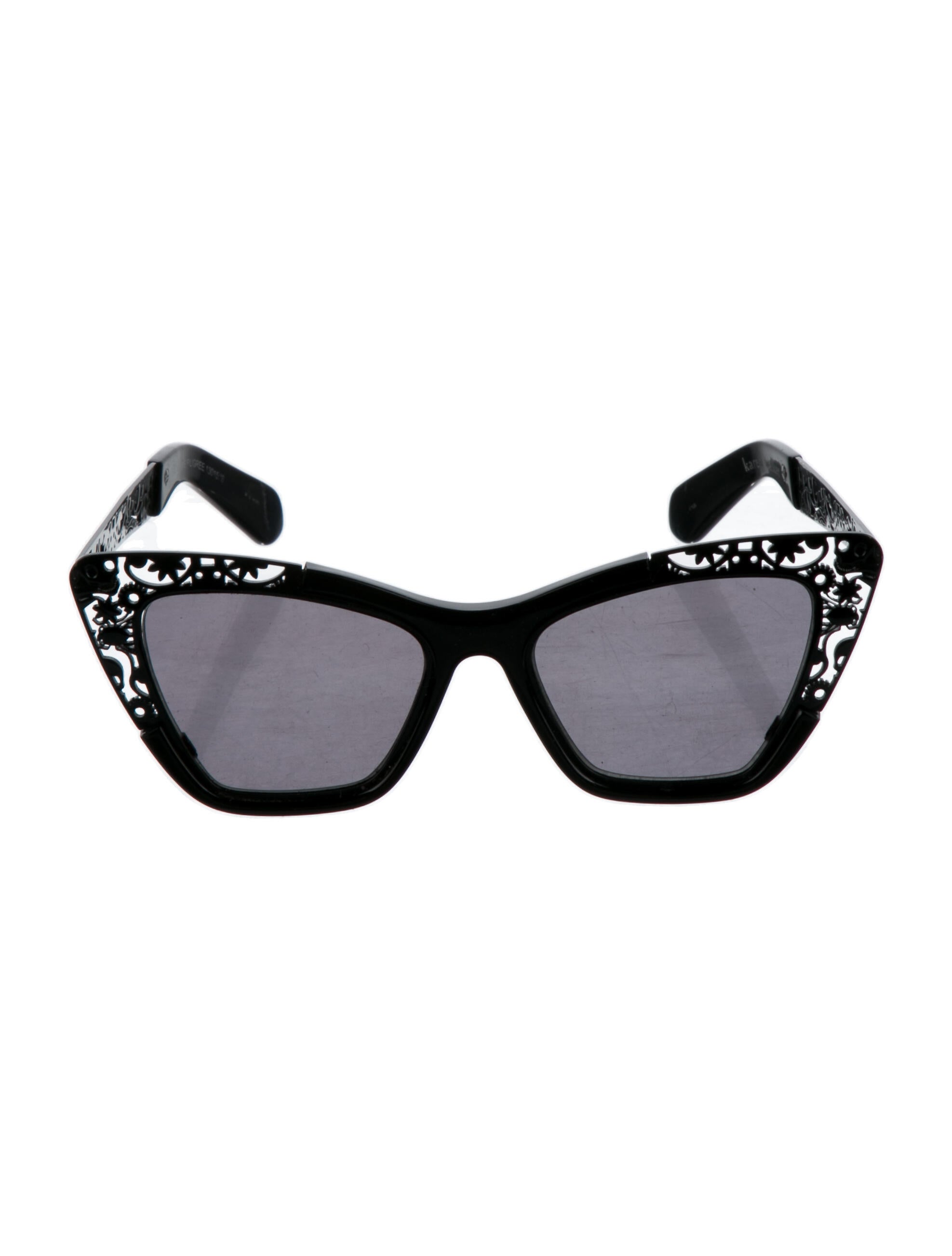 Karen Walker Northern Lights CatEye Sunglasses Black Sunglasses, Accessories KAR20381 The