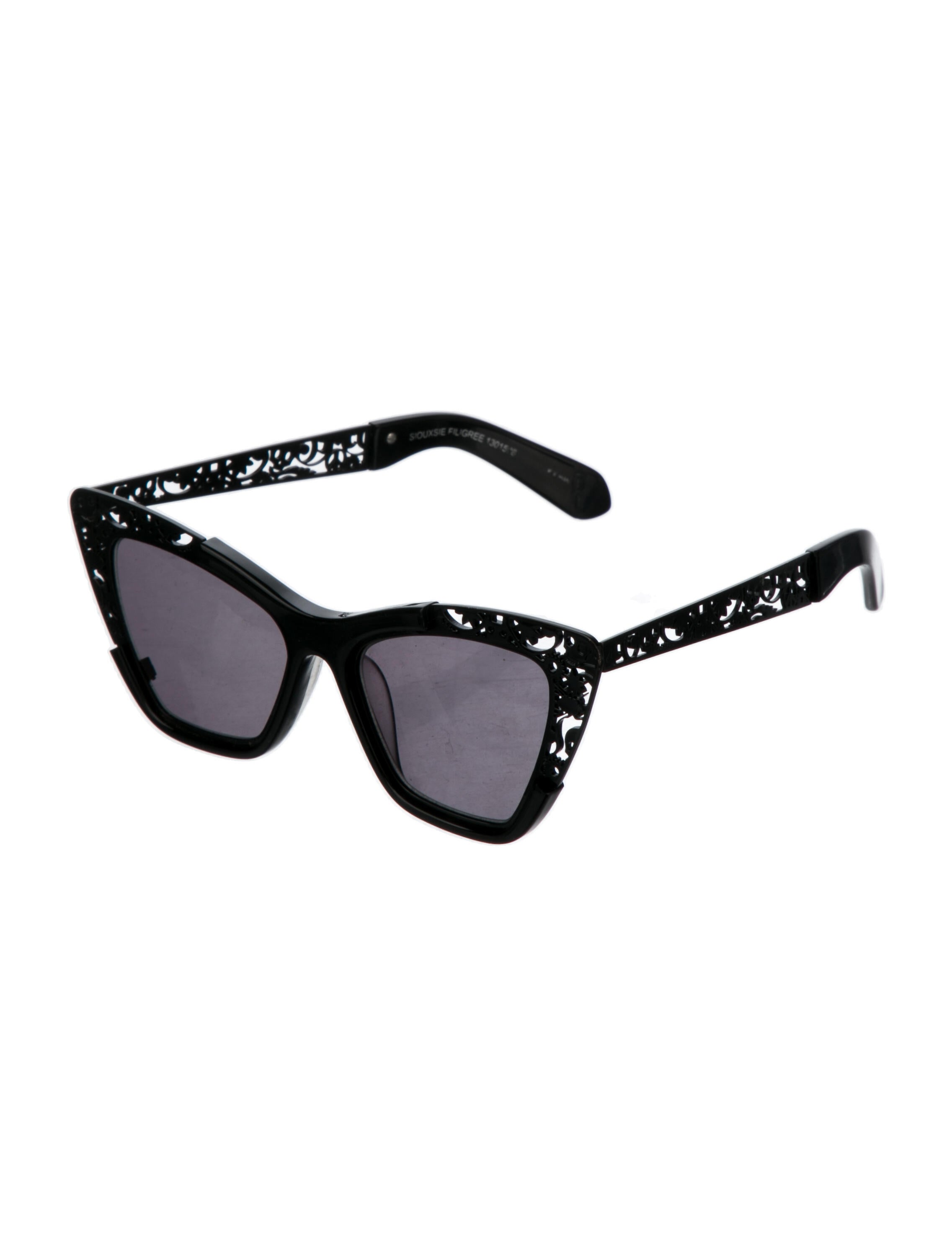 Karen Walker Northern Lights CatEye Sunglasses Black Sunglasses, Accessories KAR20381 The