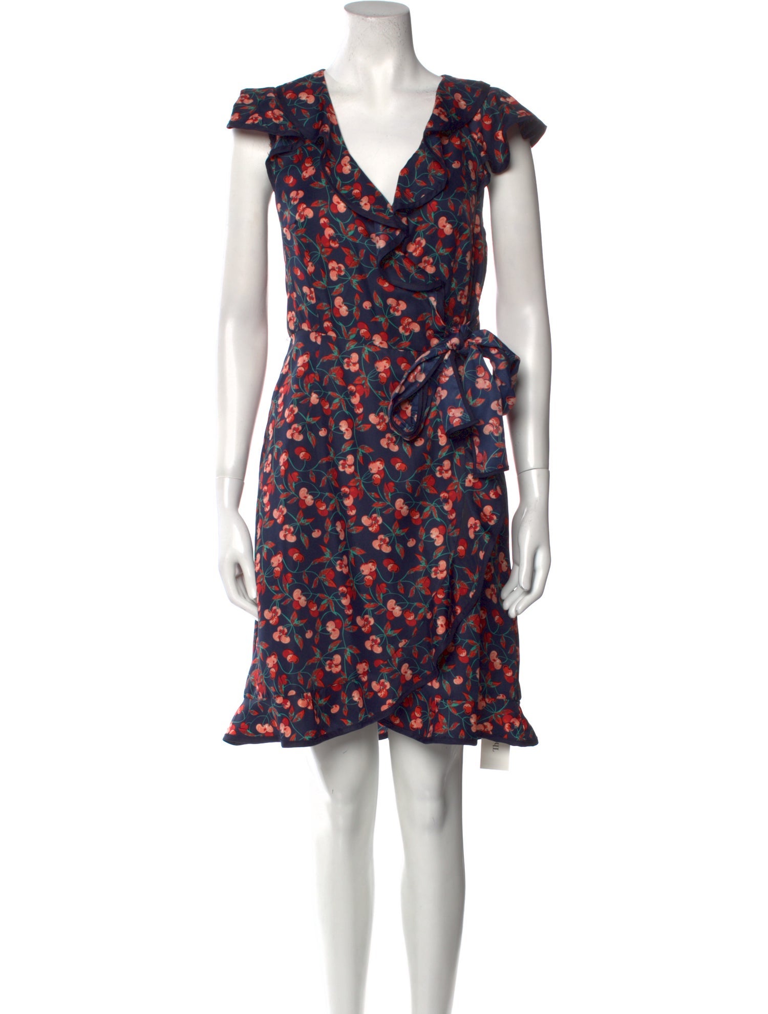Karen Walker Floral Print Knee-Length Dress