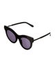 Karen Walker Cat-Eye Tinted Sunglasses