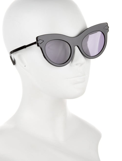 Karen Walker Cat-Eye Tinted Sunglasses