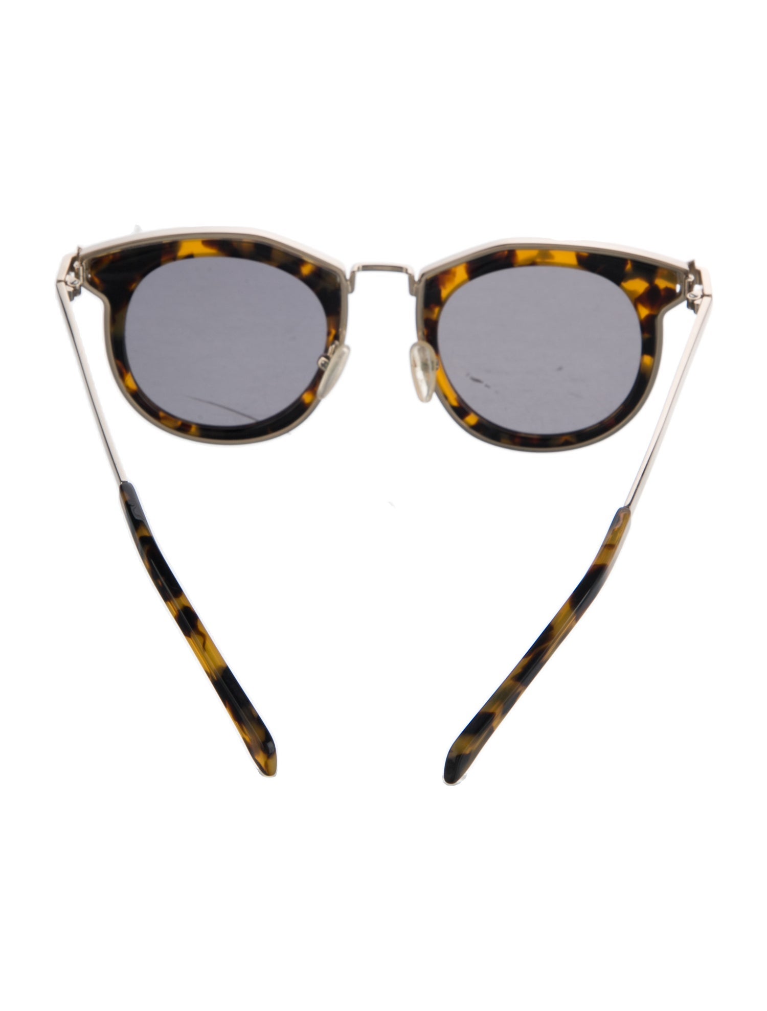 Karen Walker Round Mirrored Sunglasses