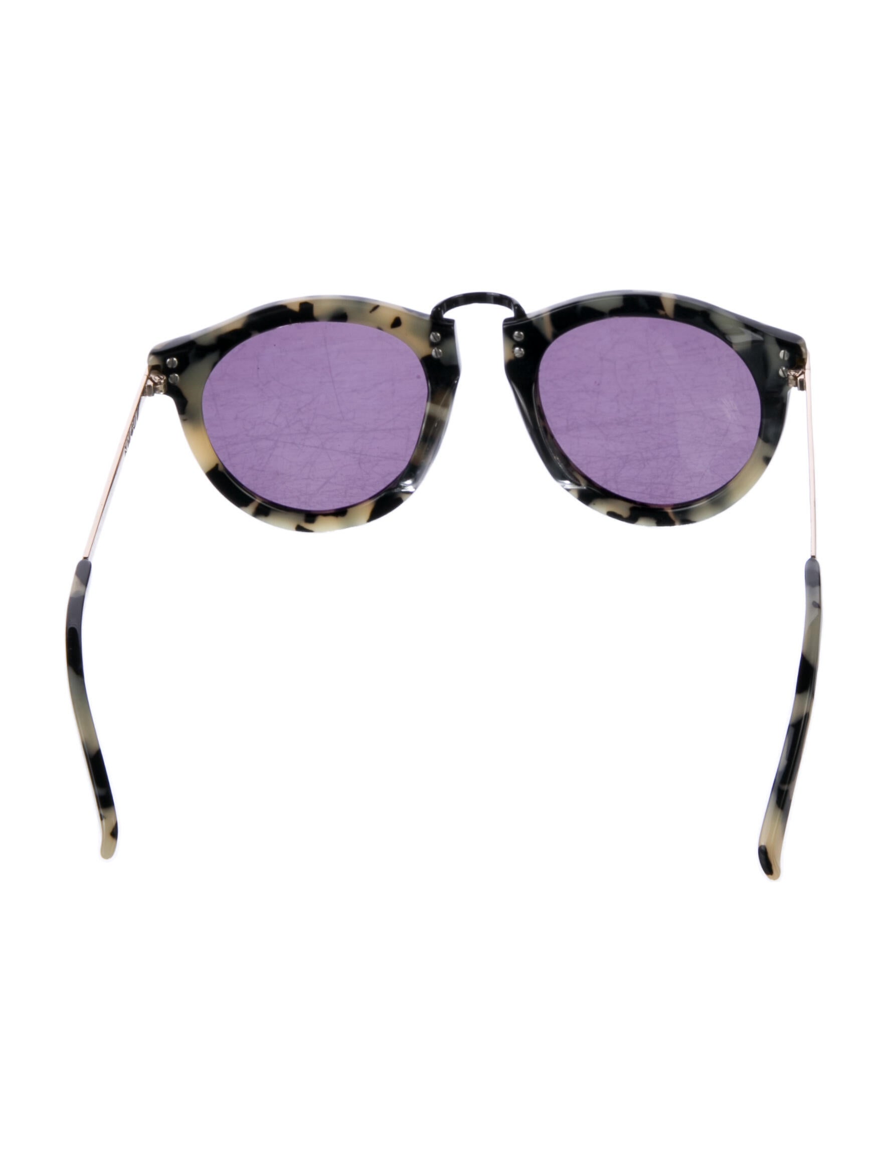 Karen Walker Round Tinted Sunglasses