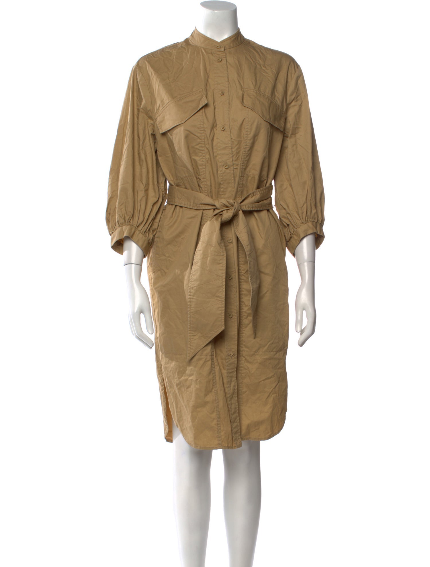 Karen Walker Mock Neck Midi Length Dress