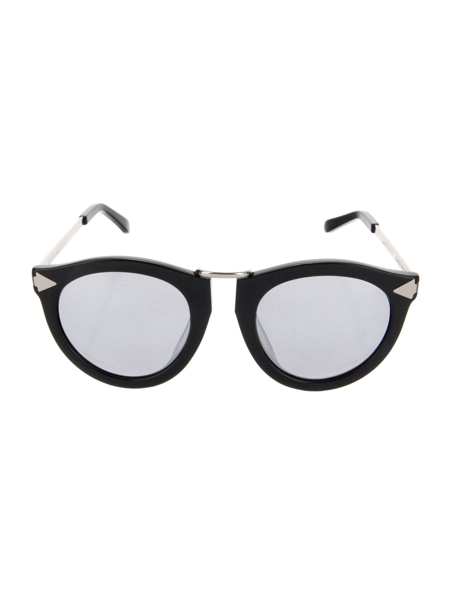 Karen Walker Round Mirrored Sunglasses