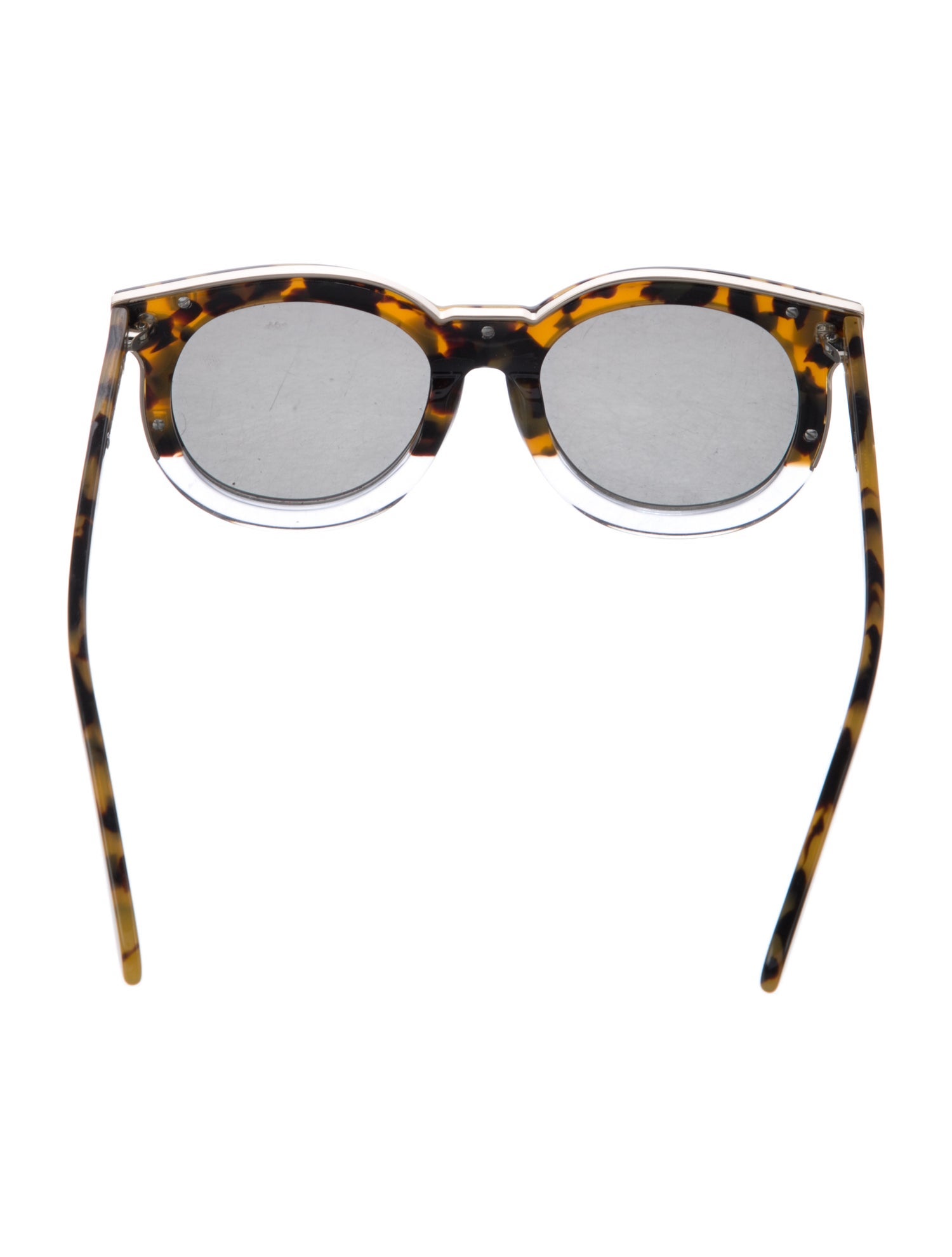 Karen Walker Oversize Tinted Sunglasses