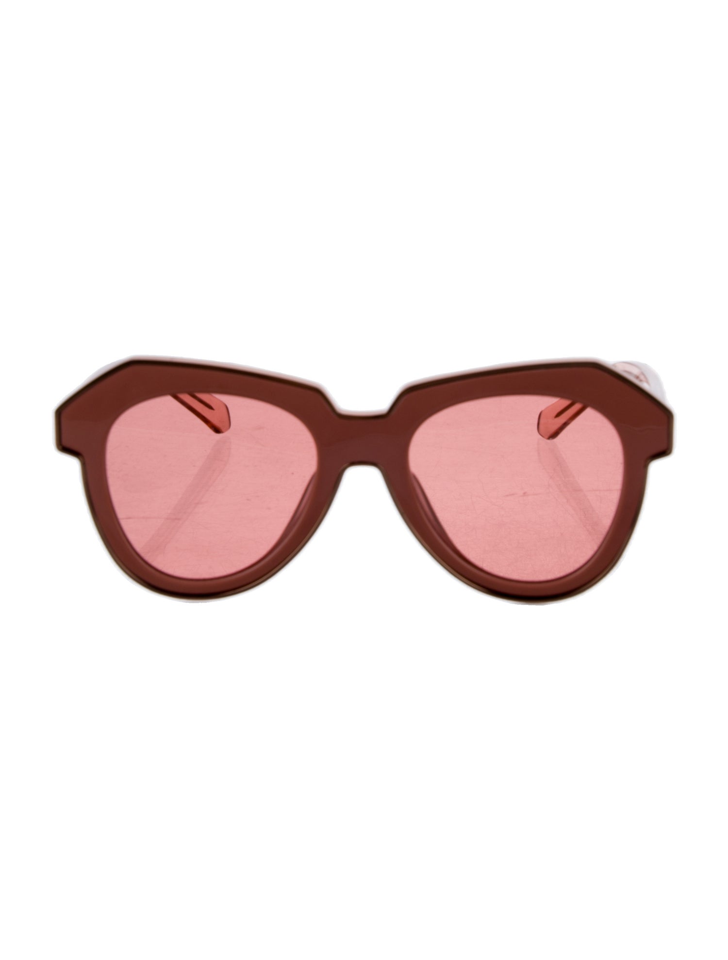 Karen Walker Oversize Mirrored Sunglasses
