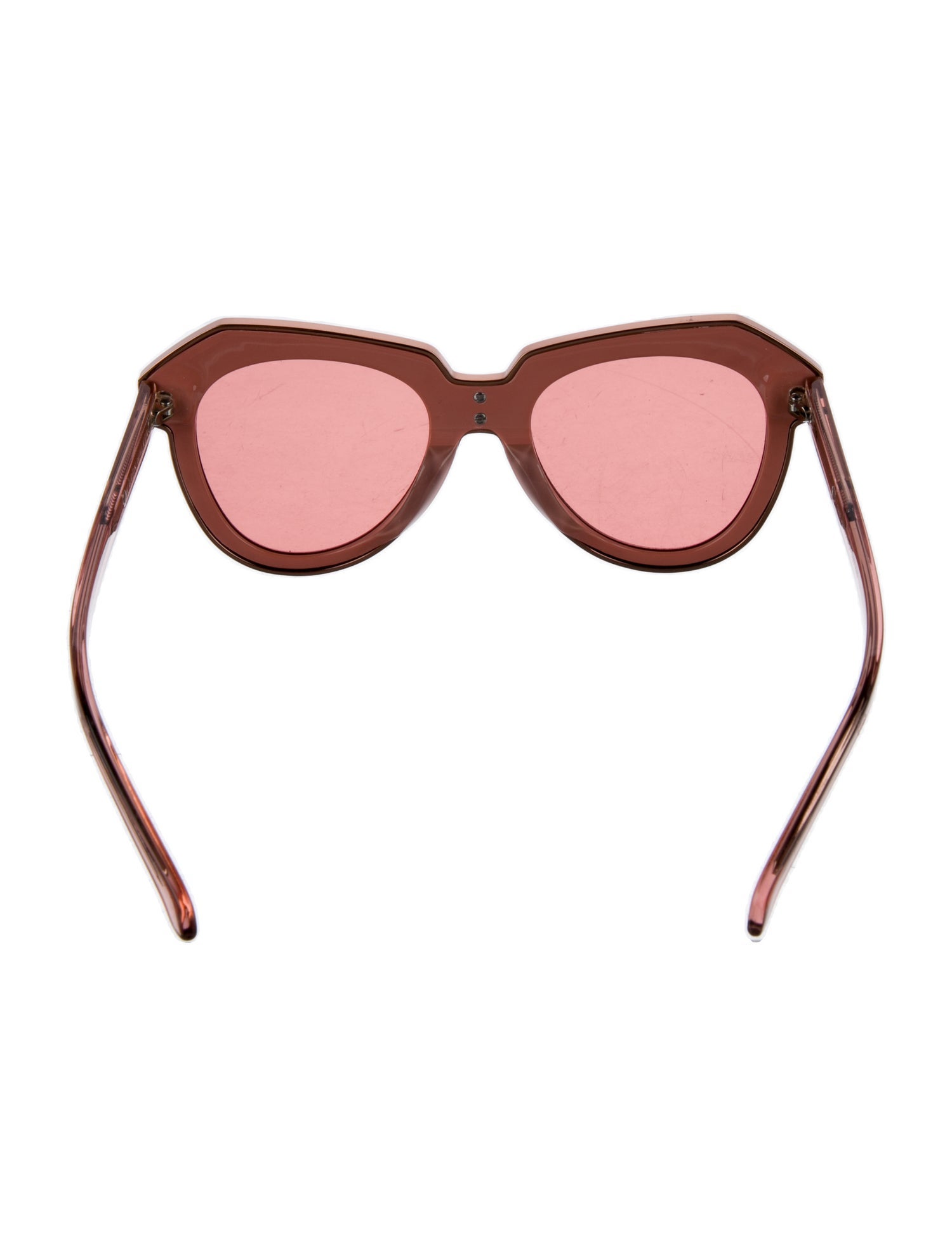 Karen Walker Oversize Mirrored Sunglasses