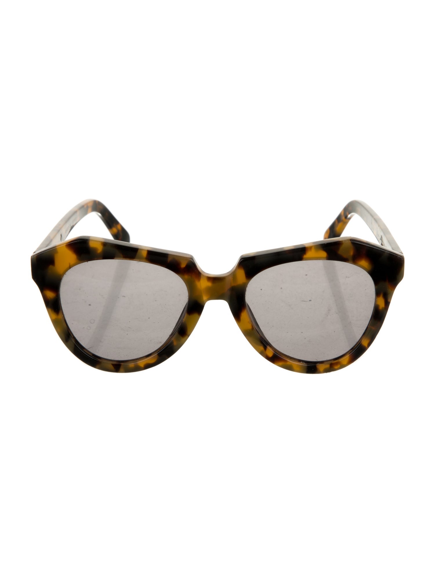 Karen Walker Round Mirrored Sunglasses