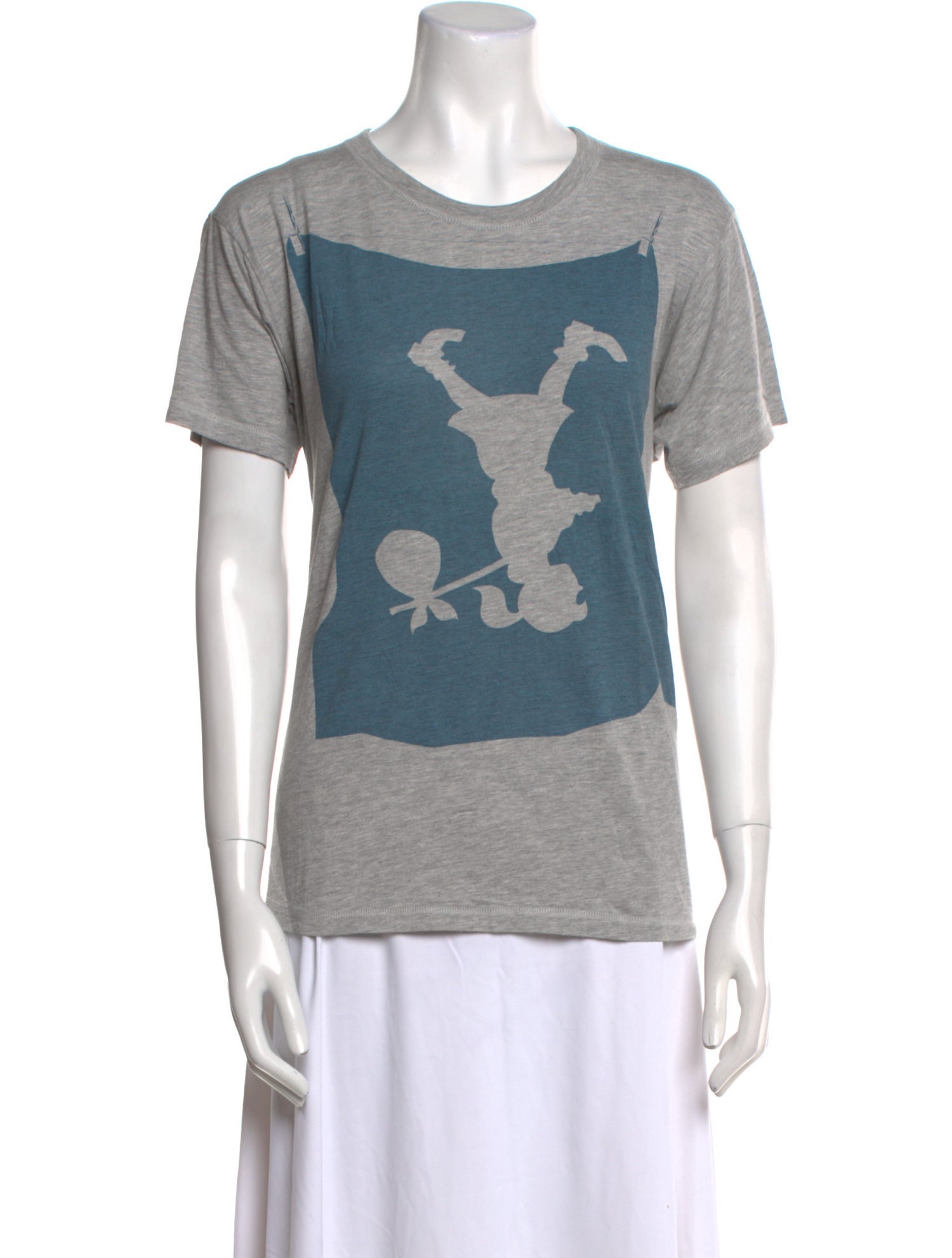 Karen Walker Graphic Print Crew Neck T-Shirt