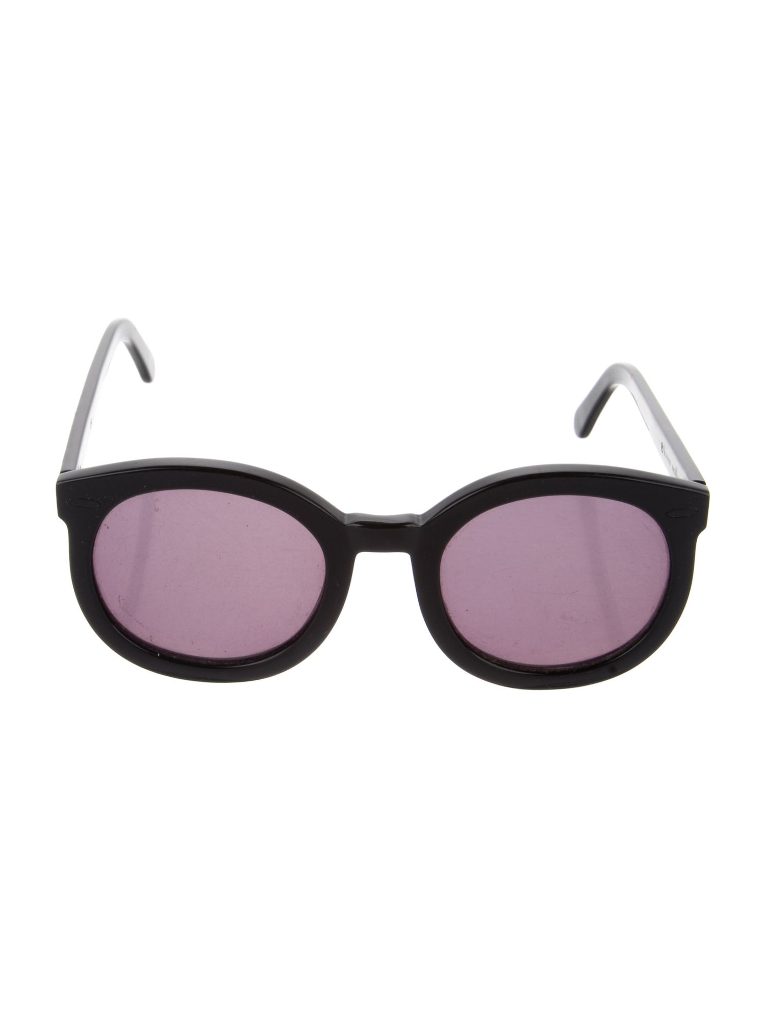 Karen Walker Round Mirrored Sunglasses