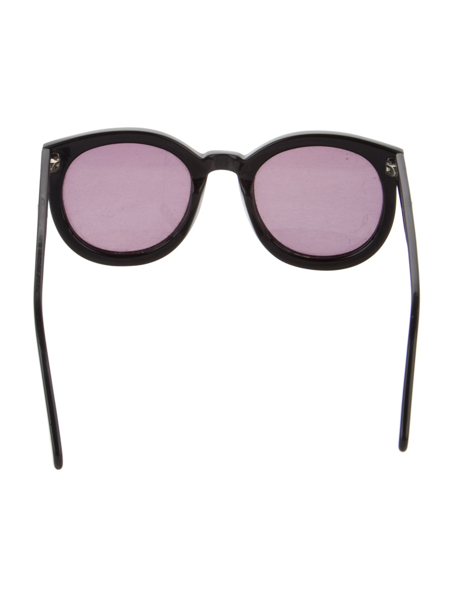 Karen Walker Round Mirrored Sunglasses