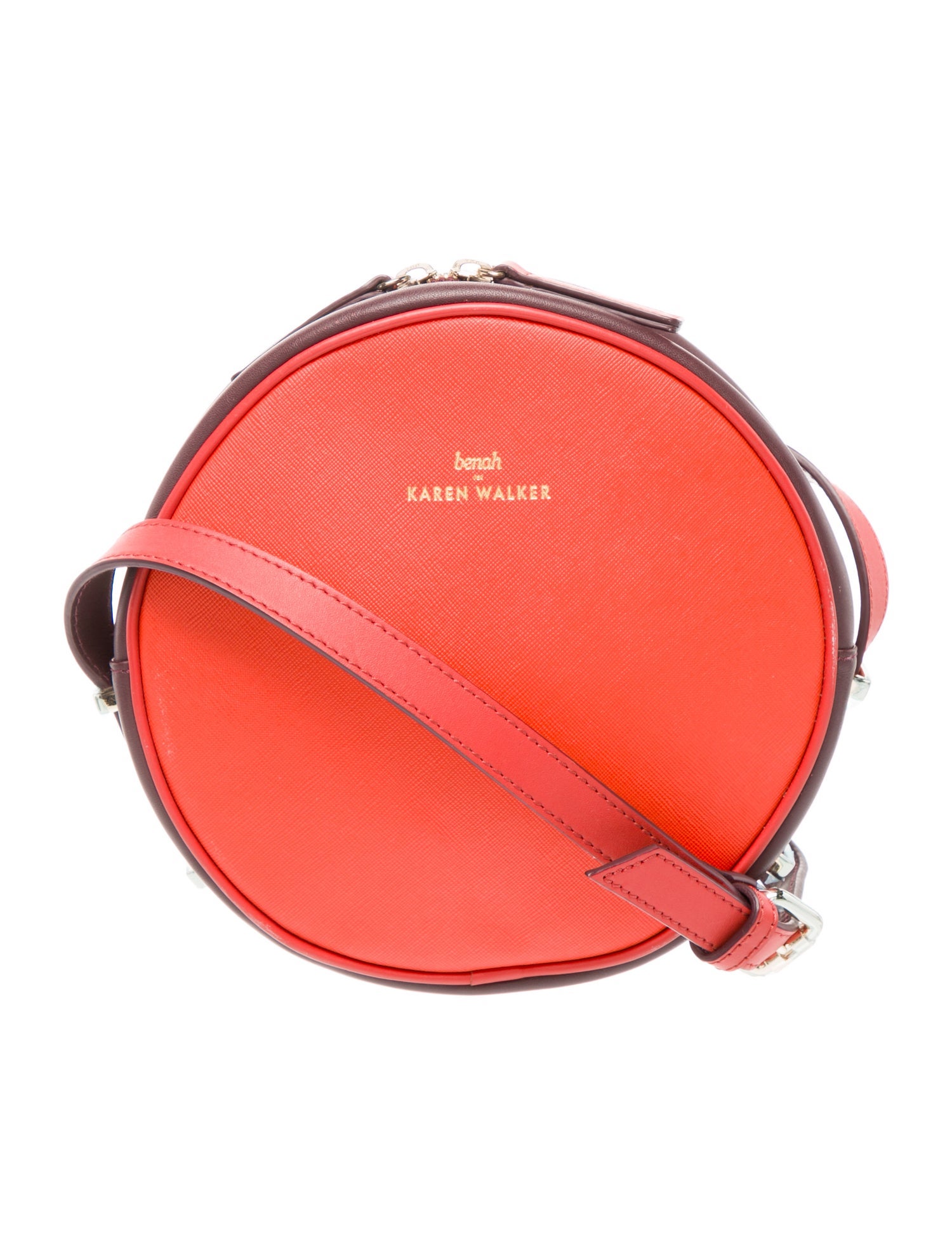 Karen Walker Leather Crossbody Bag