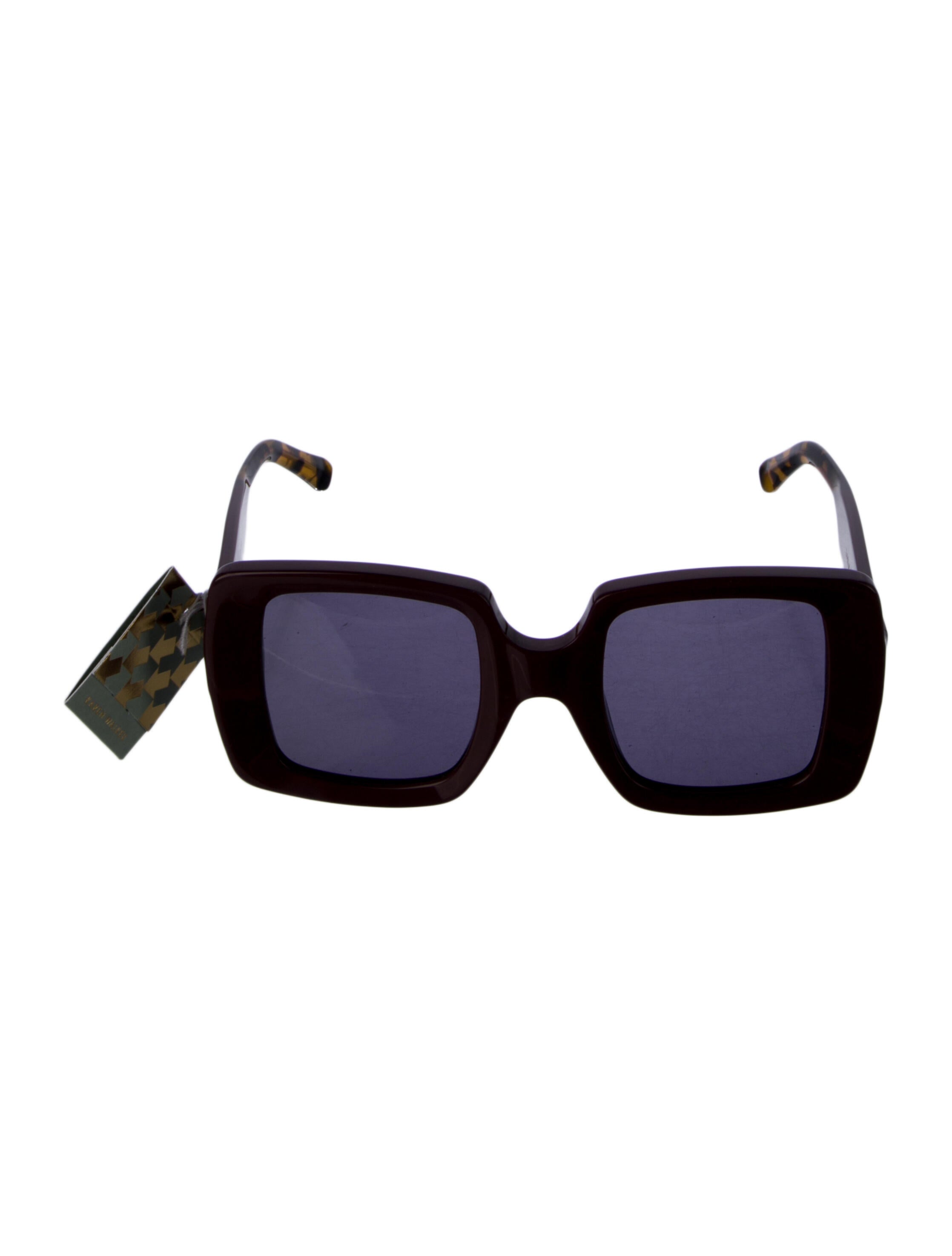 Karen Walker Square Tinted Sunglasses