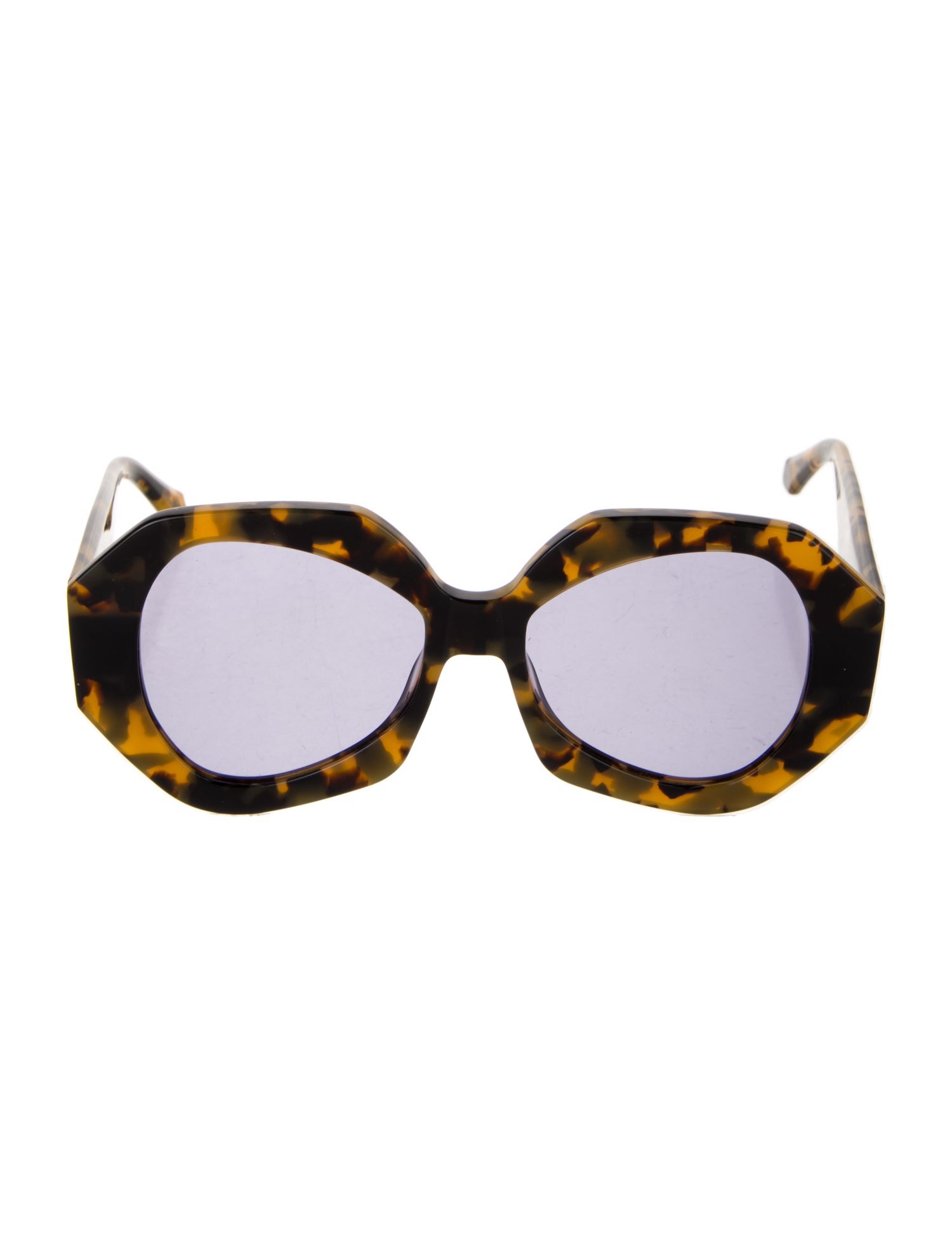 Karen Walker Oversize Tinted Sunglasses