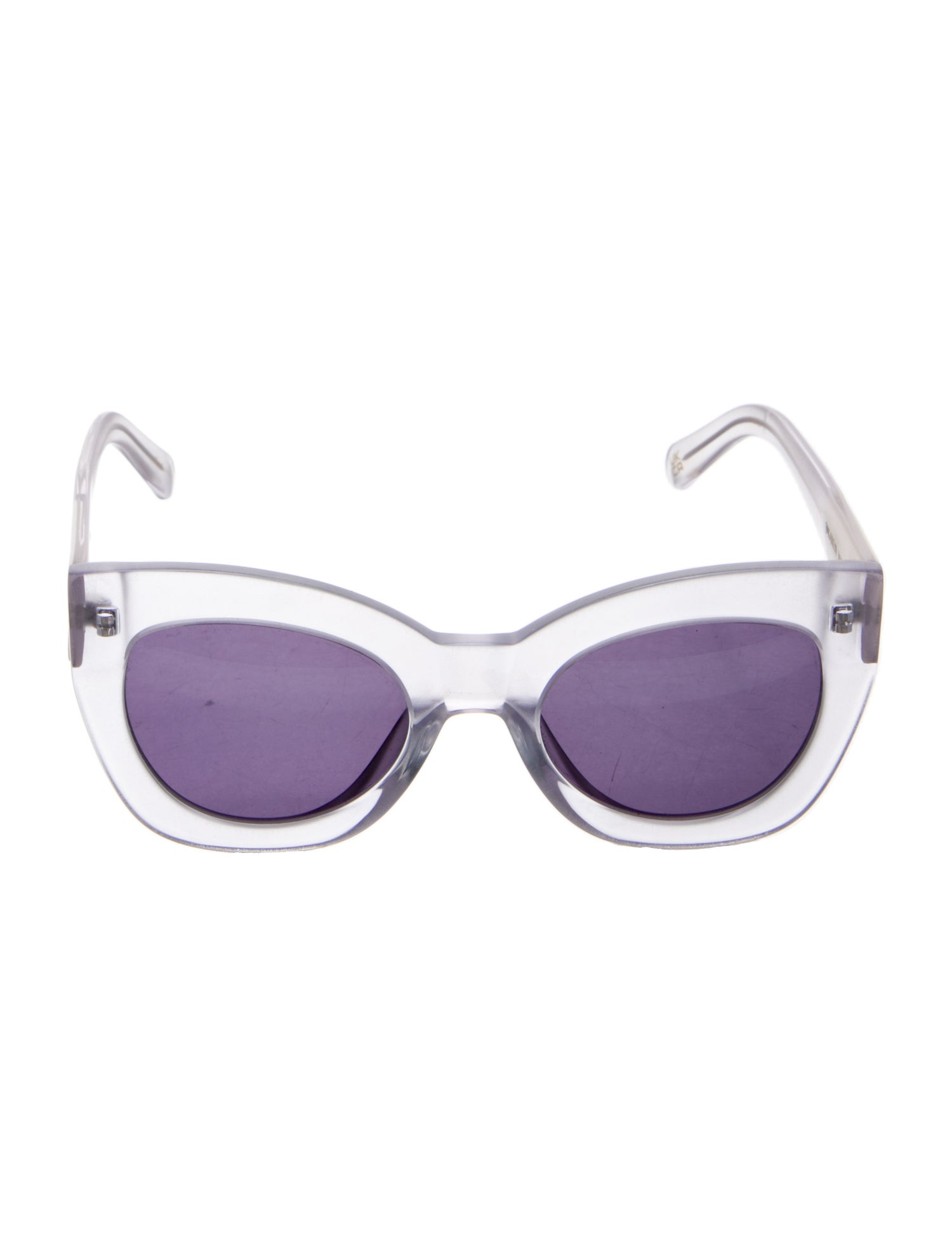Karen Walker Cat-Eye Mirrored Sunglasses