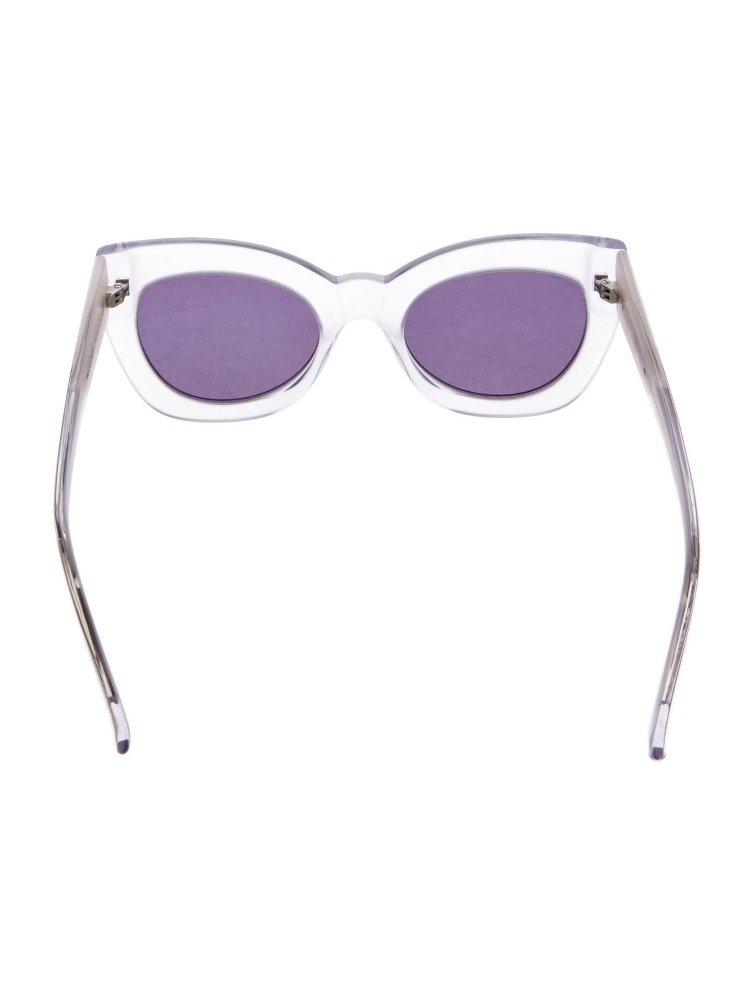Karen Walker Cat-Eye Mirrored Sunglasses
