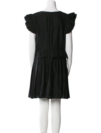 Karen Walker V-Neck Mini Dress