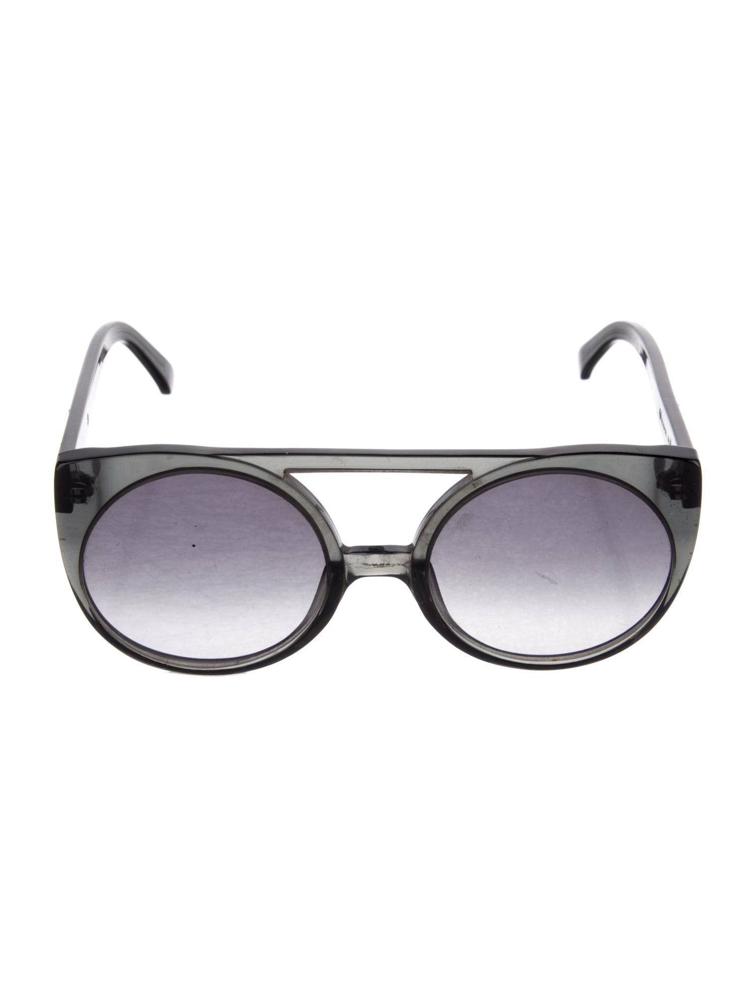 Karen Walker Round Gradient Sunglasses