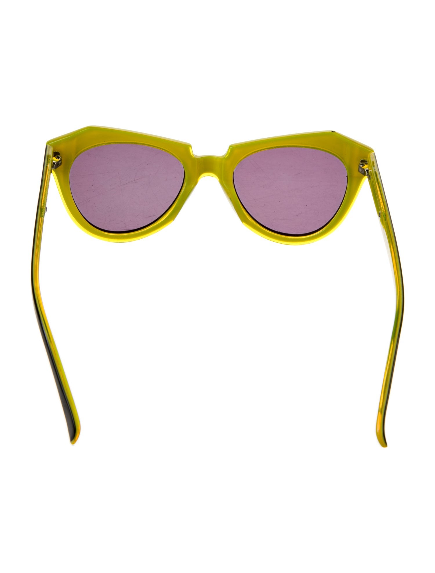 Karen Walker Oversize Tinted Sunglasses