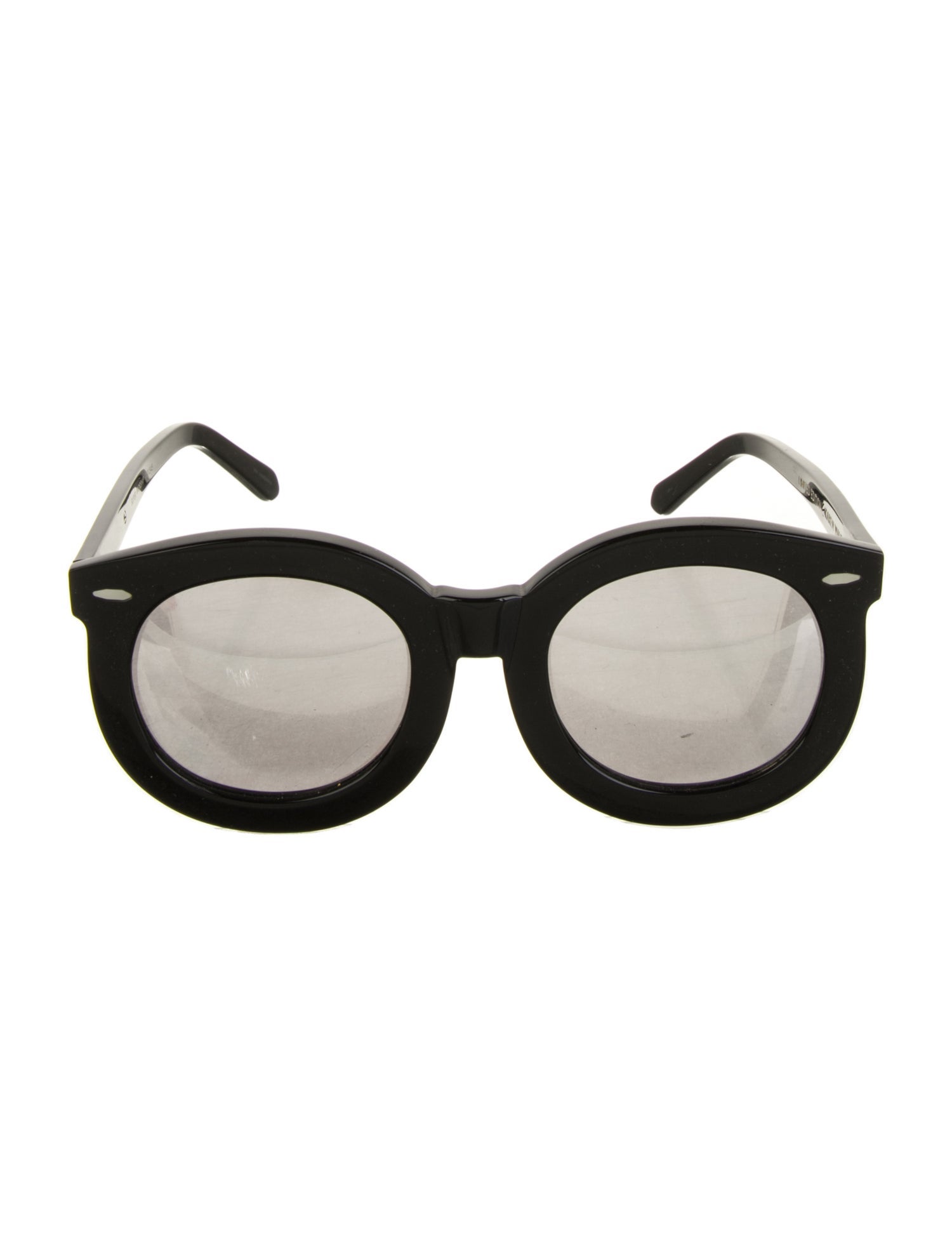 Karen Walker Round Mirrored Sunglasses