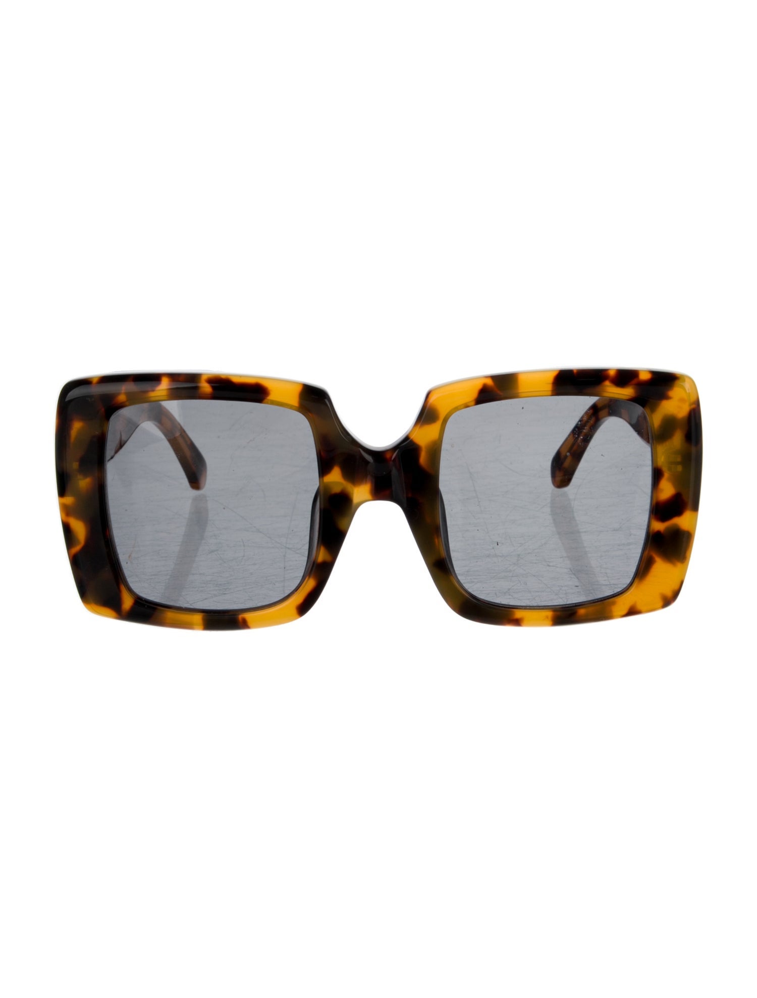 Karen Walker Oversize Tinted Sunglasses