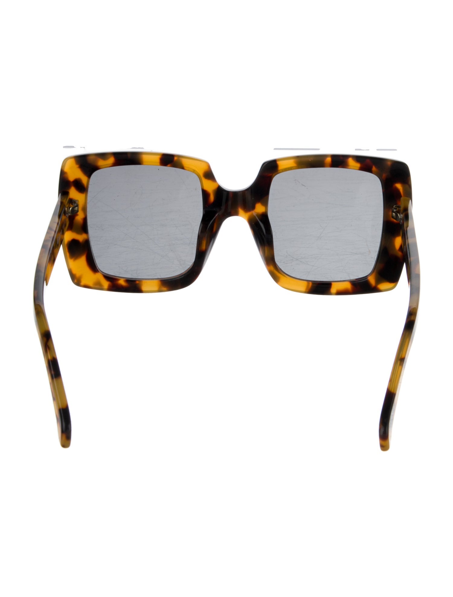 Karen Walker Oversize Tinted Sunglasses