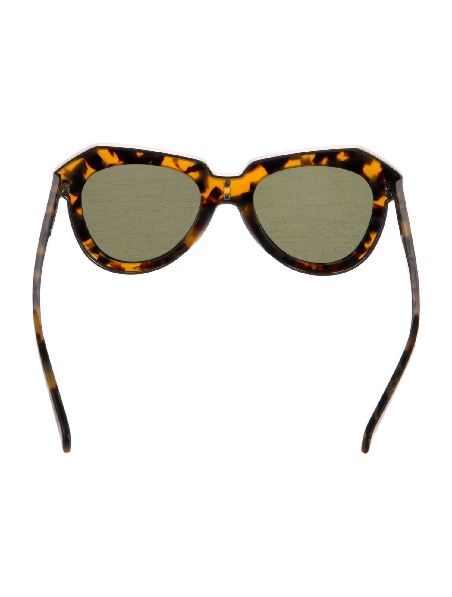 Karen Walker Square Mirrored Sunglasses