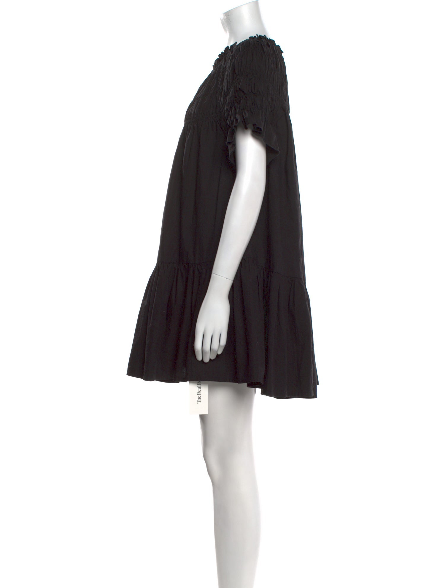 Karen Walker Bateau Neckline Mini Dress