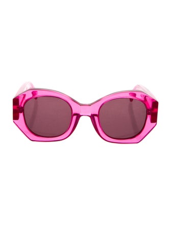 Karen Walker Oversize Tinted Sunglasses
