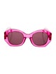 Karen Walker Oversize Tinted Sunglasses