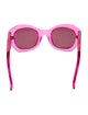 Karen Walker Oversize Tinted Sunglasses