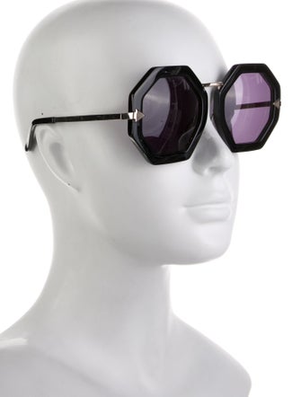 Karen Walker Oversize Tinted Sunglasses