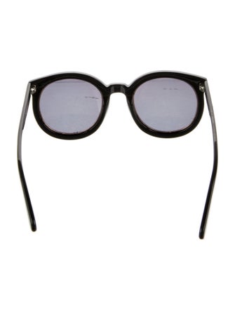 Karen Walker Round Tinted Sunglasses