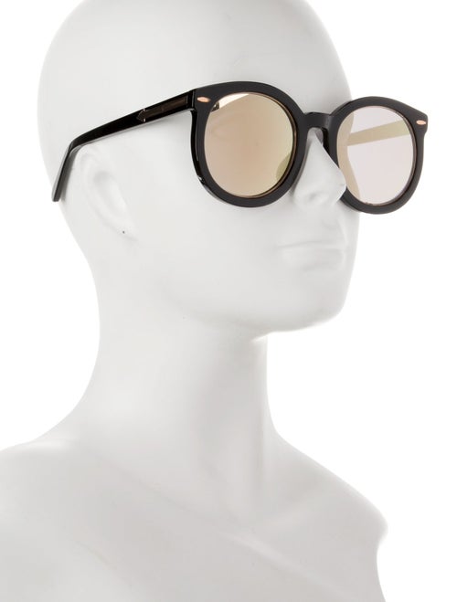 Karen Walker Round Tinted Sunglasses