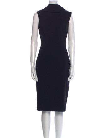 Karen Walker Cowl Neck Midi Length Dress