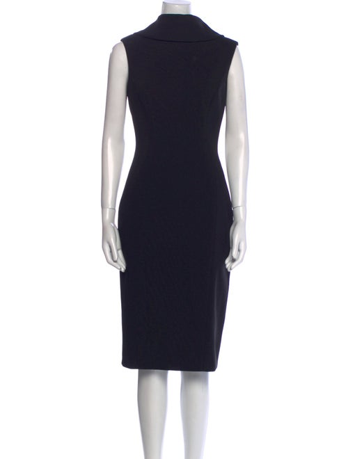 Karen Walker Cowl Neck Midi Length Dress