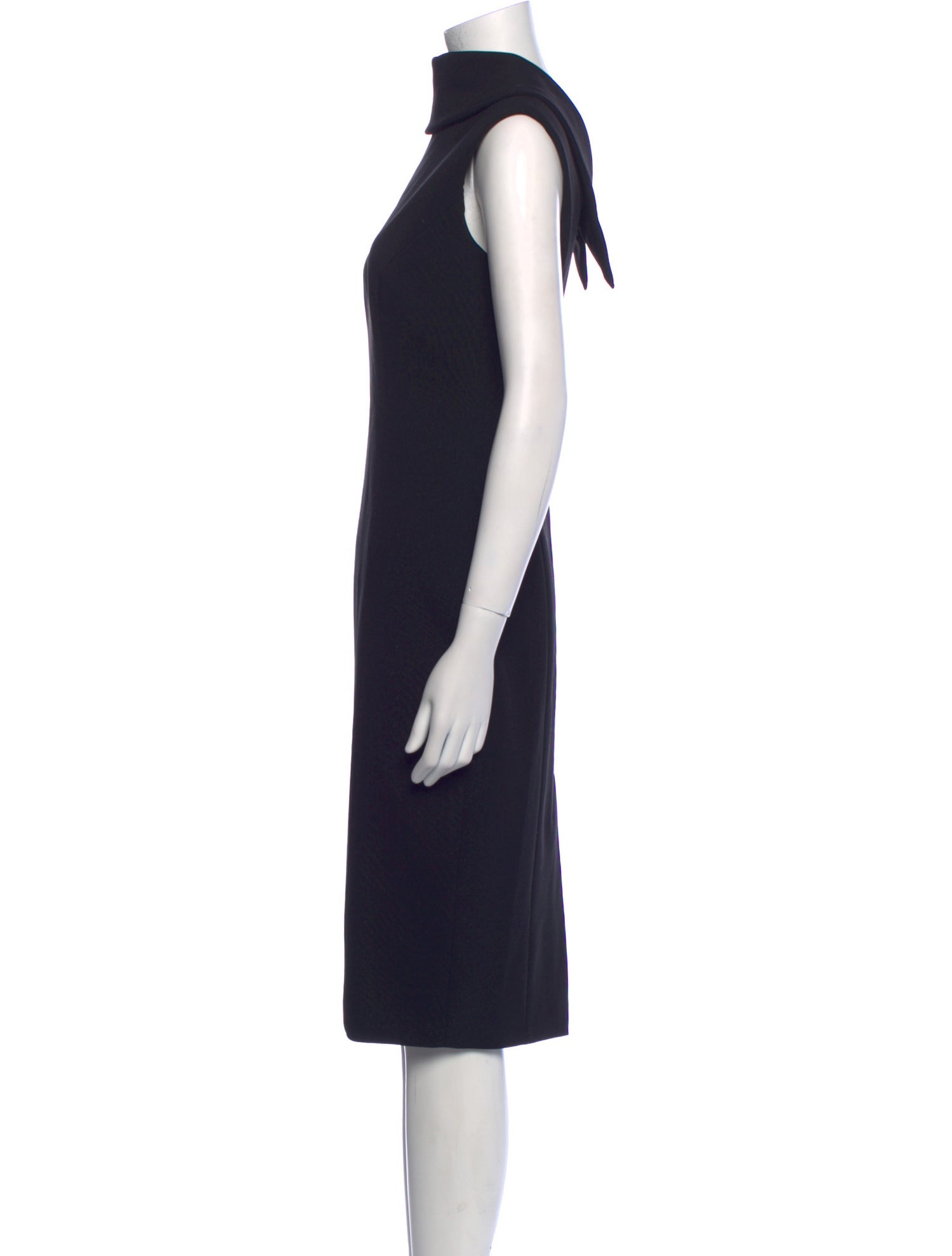 Karen Walker Cowl Neck Midi Length Dress