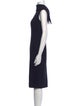 Karen Walker Cowl Neck Midi Length Dress