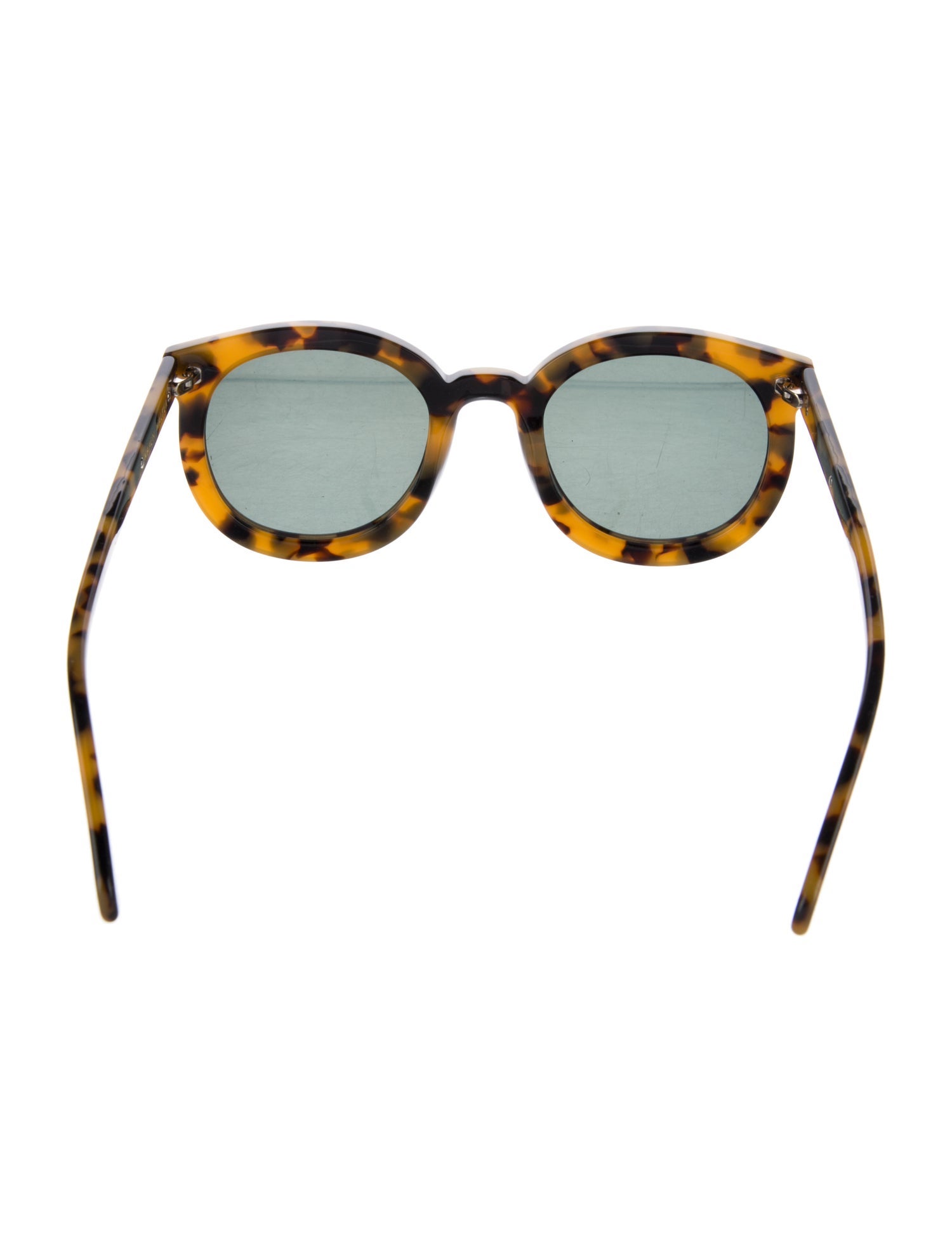 Karen Walker Round Mirrored Sunglasses