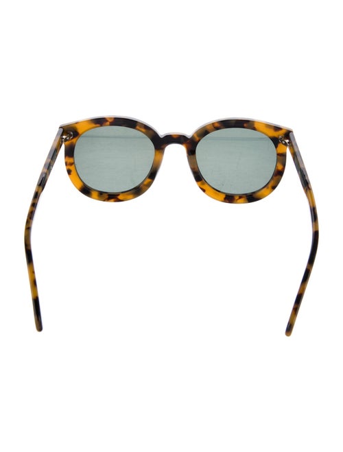 Karen Walker Round Mirrored Sunglasses