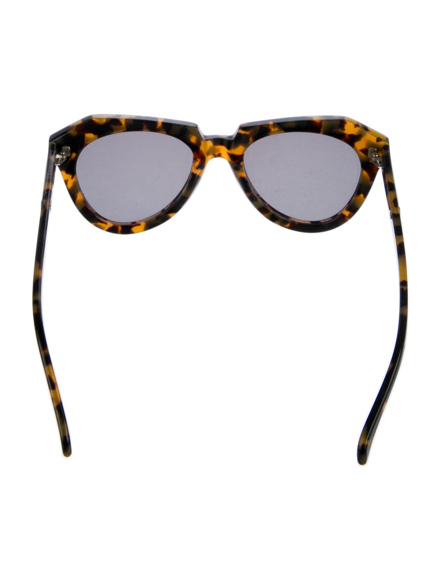 Karen Walker Cat-Eye Mirrored Sunglasses