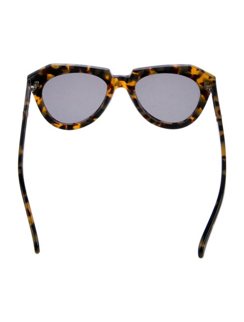 Karen Walker Cat-Eye Mirrored Sunglasses