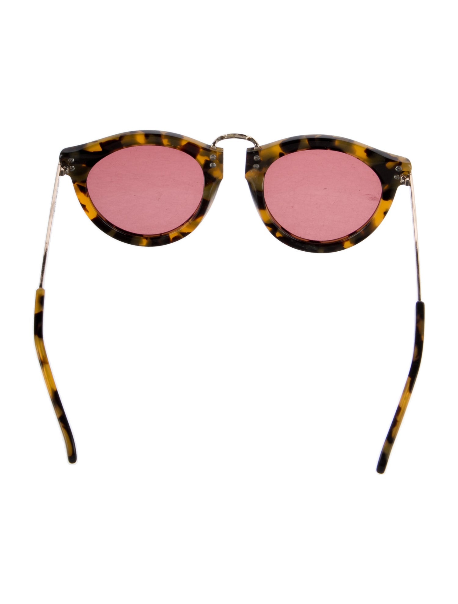 Karen Walker Round Tinted Sunglasses