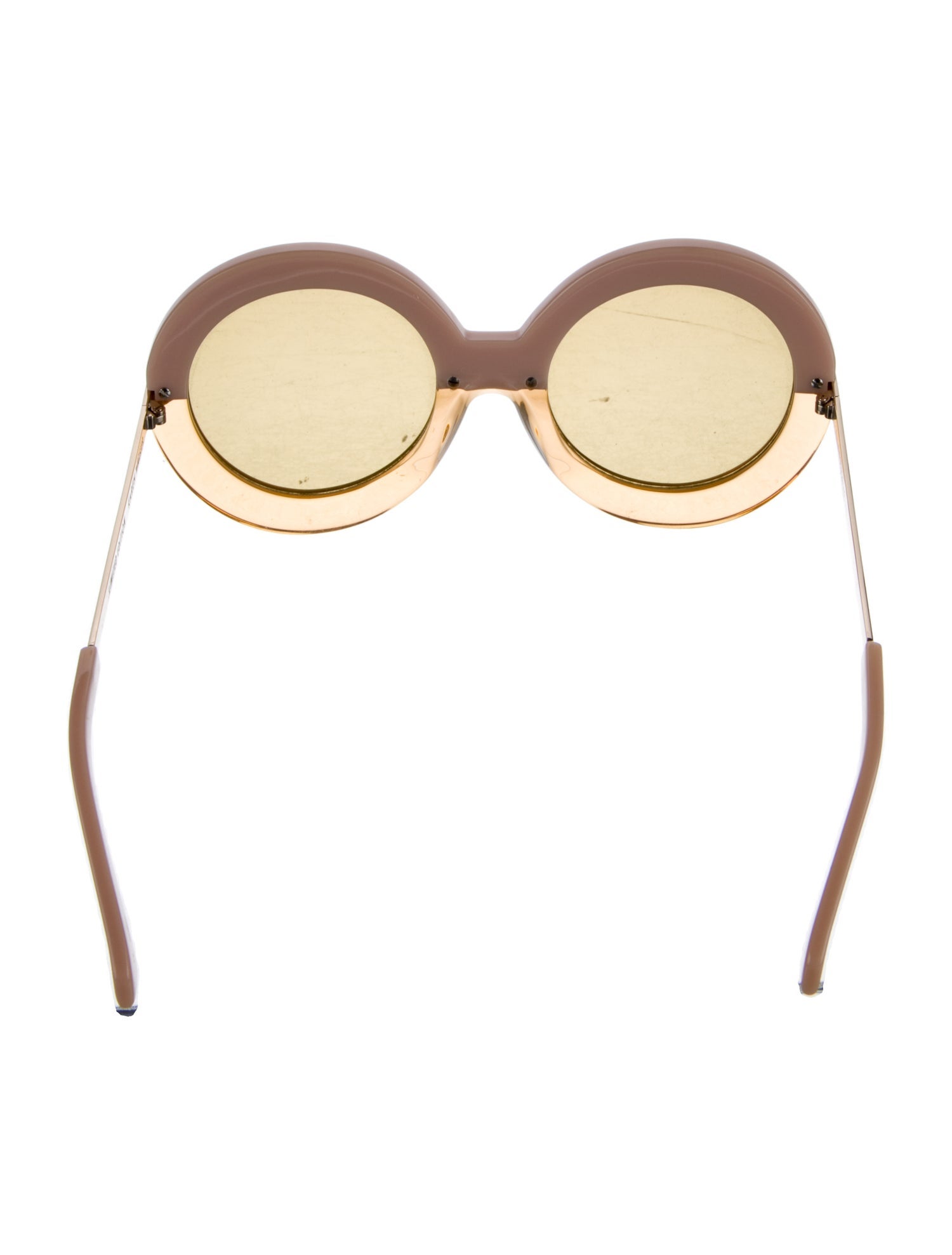 Karen Walker Oversize Tinted Sunglasses