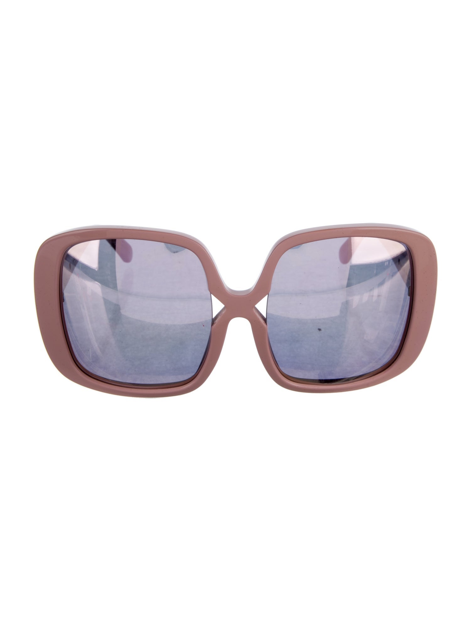Karen Walker Oversize Mirrored Sunglasses